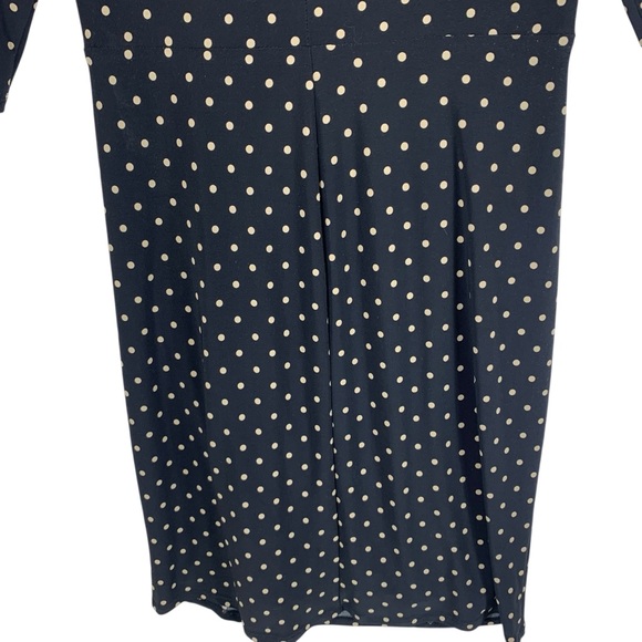 Ralph Lauren Black Polka Dot Dress size 14 - Picture 9 of 12